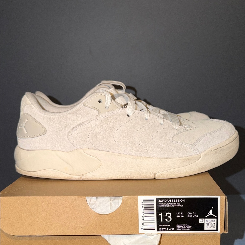 Jordan Session Cream Sneakers Size 13 - Picture 5 of 9